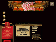 Tablet Screenshot of calumettheatre.com